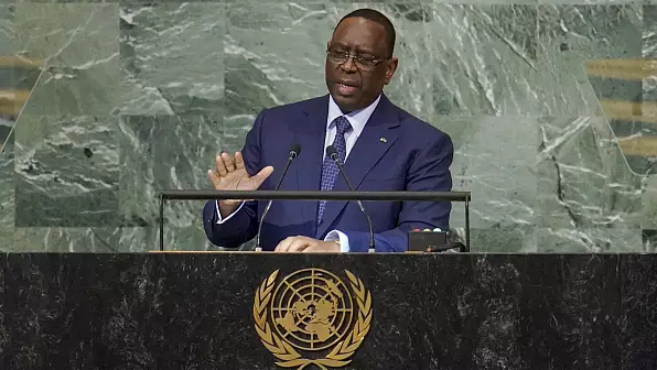 Le président Macky Sall prononce un discours à la tribune des Nations Unies